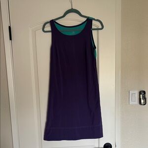 Title Nine Purple and Teal Sleeveless Dress